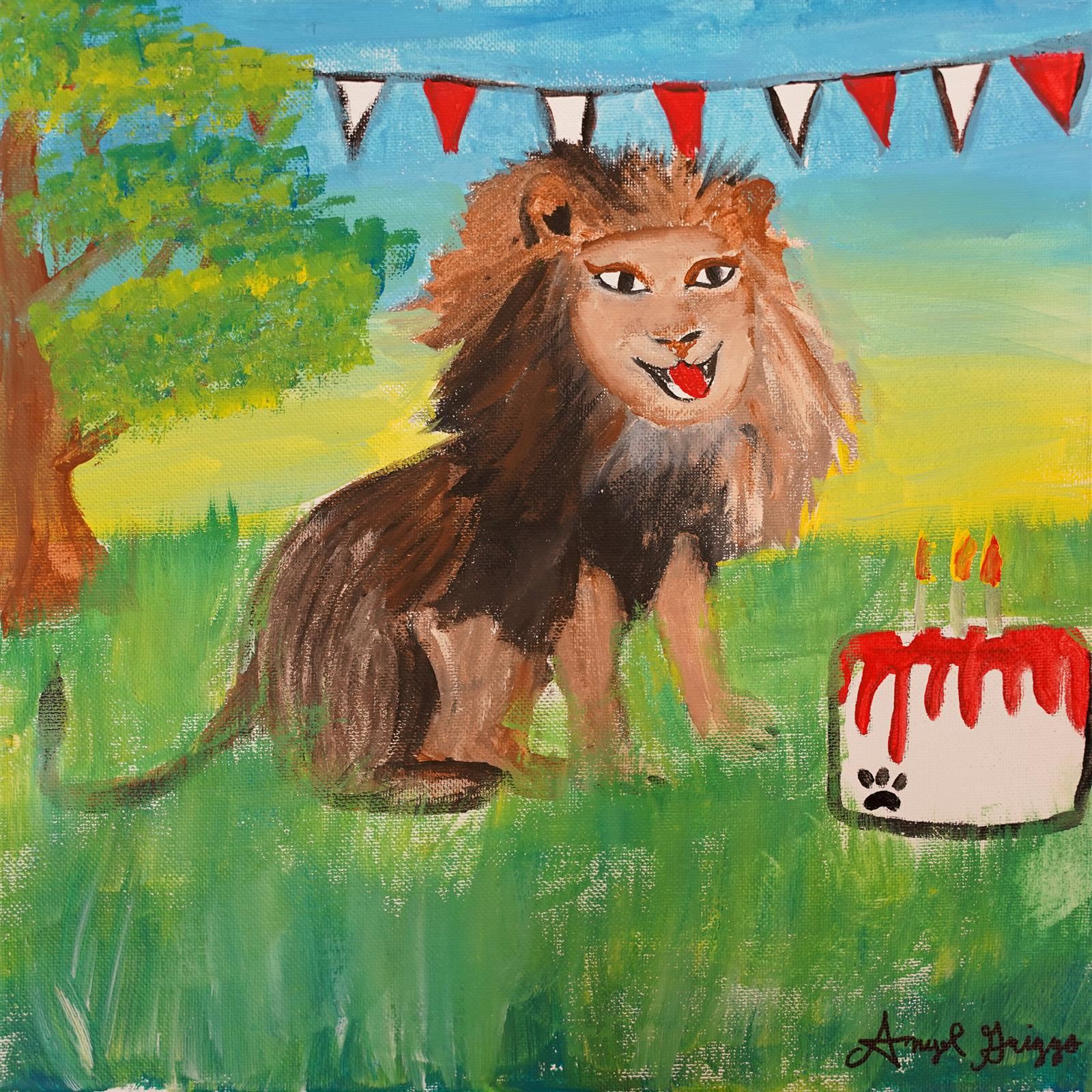  Birthday card winner features ROARING good artwork!